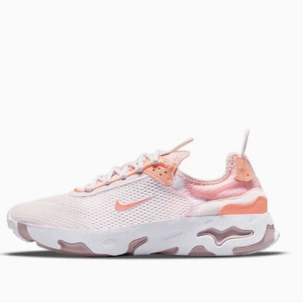 Nike React Live Light Violet Crimson Bliss Sneakers Size 7Y CW1622-500